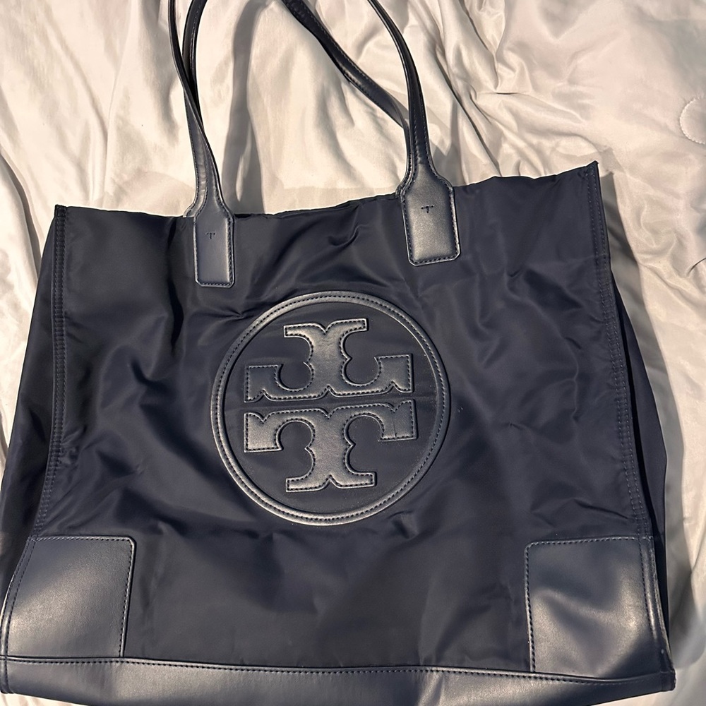 Tory Burch Navy Tote Bag